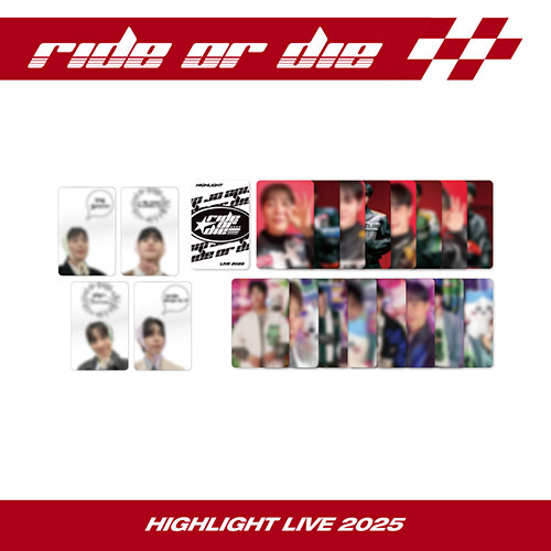 하이라이트 (HIGHLIGHT) - HIGHLIGHT LIVE 2025 [RIDE OR DIE] MD / 럭키드로우 (LUCKY DRAW)