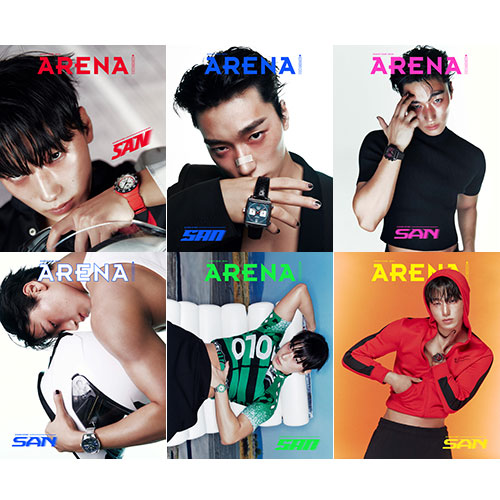 [세트/6종] ARENA HOMME+ 아레나 옴므 플러스 2025년 8월호 (표지 에이티즈 산)