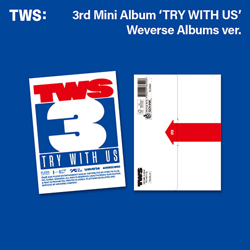 투어스 (TWS) - 3rd Mini Album [TRY WITH US] (Weverse Albums ver.)