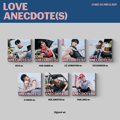 [세트/앨범7종] 이븐 (EVNNE) - 5th MINI ALBUM [LOVE ANECDOTE(S)] (Digipack ver.)