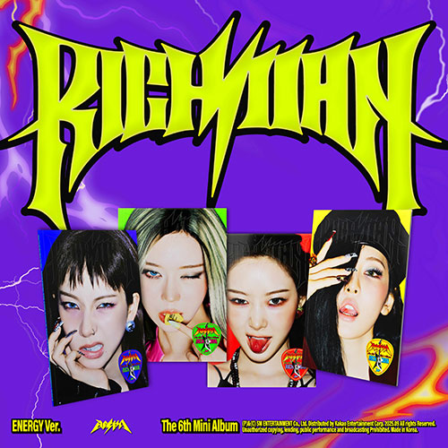 [애플특전][세트/앨범4종] 에스파 (aespa) - 미니6집 [Rich Man] (ENERGY Ver.)