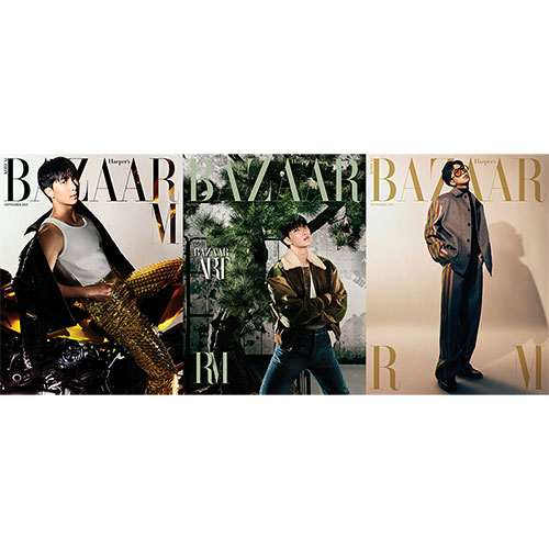 [세트/3종] HARPER'S BAZAAR 바자 : 9월 [2025] 표지 : 방탄소년단 RM