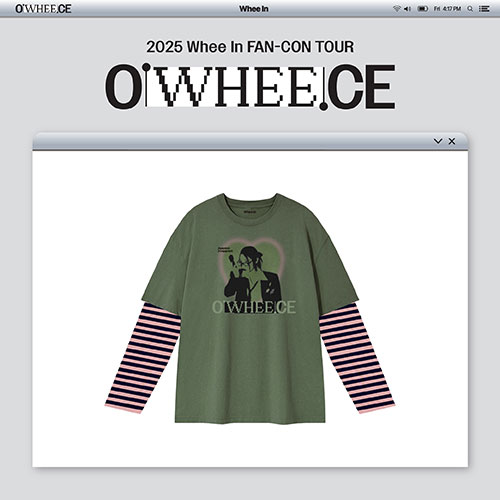 휘인 (Whee In) - 2025 Whee In FAN-CON TOUR [OWHEECE] MD / 레이어드 티셔츠 (LAYERED T-SHIRT)