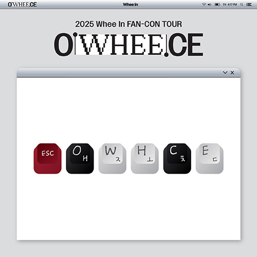 휘인 (Whee In) - 2025 Whee In FAN-CON TOUR [OWHEECE] MD / 키보드 키캡 세트 (KEYBOARD KEY CAP SET)