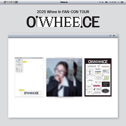 휘인 (Whee In) - 2025 Whee In FAN-CON TOUR [OWHEECE] MD / L홀더 & 미니 포스터 세트 (L-HOLDER & MINI POSTER SET)