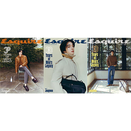 [세트/3종] ESQUIRE 에스콰이어 (월간) : 10월 [2025] 표지 : D,E,F형 정우