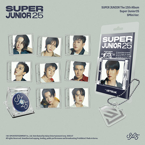 [세트/앨범9종] 슈퍼주니어 (Super Junior) - 정규12집 [Super Junior25] (SMini Ver.스마트앨범)