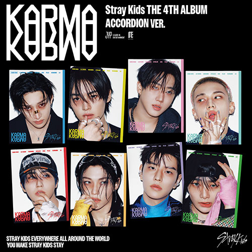 [세트/앨범8종] 스트레이 키즈 (Stray Kids) - 정규4집 [KARMA] (ACCORDION VER.)