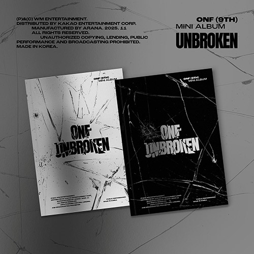 온앤오프 (ONF) - 9TH MINI ALBUM [UNBROKEN] (SILENCED VER. / NO RETREAT VER.)