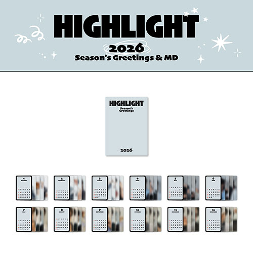하이라이트 (HIGHLIGHT) - 2026 SEASON'S GREETINGS MD / 캘린더 트레이딩 포토카드 (CALENDAR TRADING PHOTO CARD)