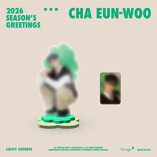 차은우 (CHA EUN-WOO) - 2026 SEASON'S GREETINGS MD / 회전 아크릴 스탠드 (ACRYLIC TURNING STAND)