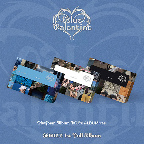 [세트/앨범3종] NMIXX (엔믹스) - Blue Valentine (Platform Album POCAALBUM Ver.)