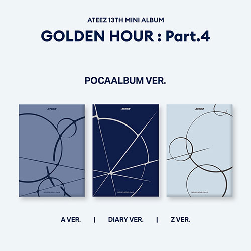 [세트/앨범3종] 에이티즈 (ATEEZ) - GOLDEN HOUR : Part.4 (POCAALBUM VER.)