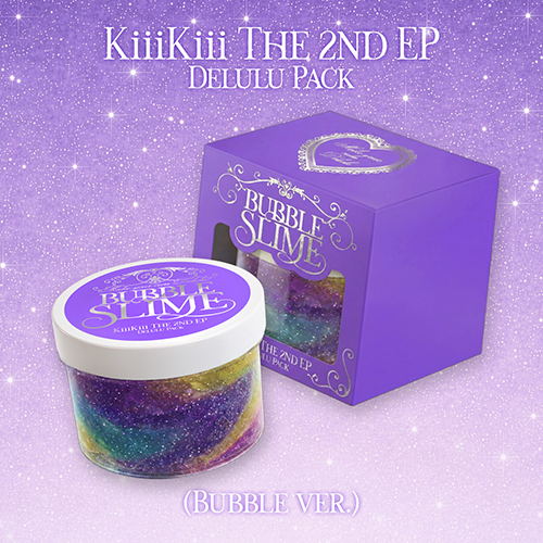 KiiiKiii (키키) - The 2nd EP [Delulu Pack] Bubble. Version (한정반)