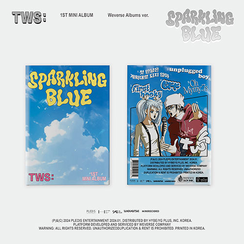 투어스 (TWS) - 1st Mini Album [Sparkling Blue] (Weverse Albums ver.)