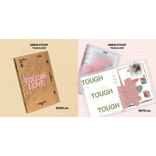 [3/20 대면 팬사인회] 온유 (ONEW) - 미니앨범5집 TOUGH LOVE (BOOK Ver./NOTE Ver.)