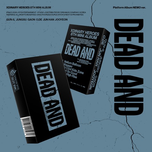 엑스디너리 히어로즈 (Xdinary-Heroes) - 8th Mini Album [DEAD AND] (플랫폼)