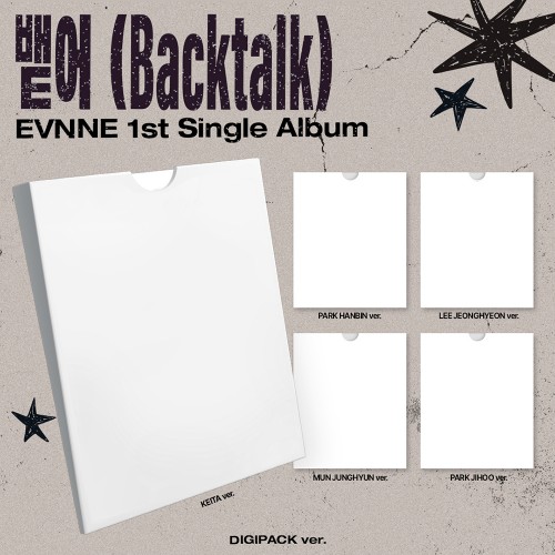 이븐 (EVNNE) - 1st Single Album [뱉어 (Backtalk)] (DIGIPACK ver.)
