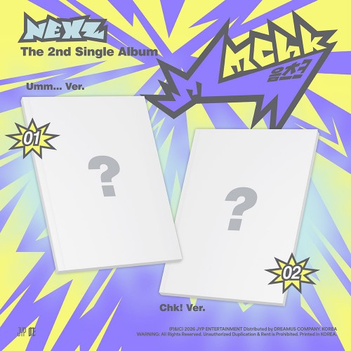 [세트/앨범2종] NEXZ (넥스지) - The 2nd Single Album [Mmchk] (Umm…ver. / Chk! ver.)