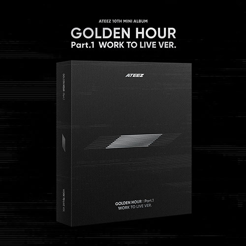 에이티즈 (ATEEZ) - 10th Mini Album [GOLDEN HOUR  Part.1] (WORK TO LIVE VER.)