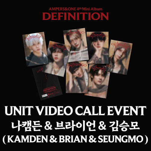 [유닛A][4/18 영상통화] 앰퍼샌드원 (AMPERS&ONE) - 미니 4집 [DEFINITION] WE Ver.(CD)