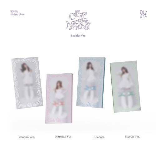 [세트/앨범4종] QWER (큐더블유이알) - 4th Mini Ablum 'CEREMONY' (Booklet Ver.)