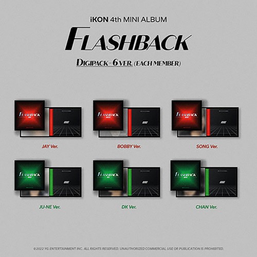 아이콘 (iKON) - 4th MINI ALBUM [FLASHBACK] (DIGIPACK ver.)