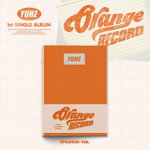 YUHZ (유어즈) - 1st Single Album [Orange Record] Epilogue ver. (Kiwee Album)