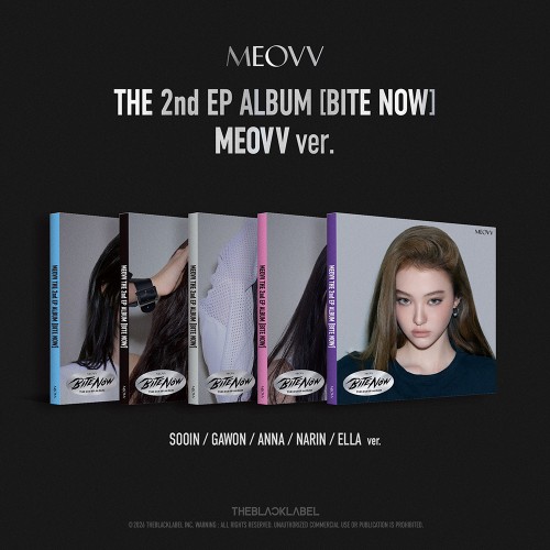 [세트/앨범5종] MEOVV (미야오) - THE 2nd EP ALBUM [BITE NOW] MEOVV ver.