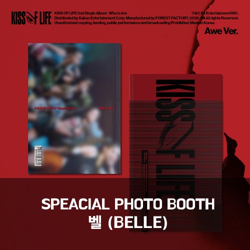 [벨][5/30 스페셜 포토 부스 이벤트] 키스오브라이프 (KISS OF LIFE) - 2nd Single Album [Who is she] (Awe Ver.)
