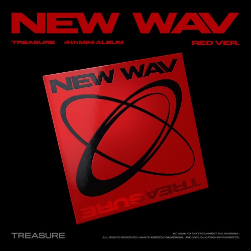 트레저 (TREASURE) - 4th MINI ALBUM [NEW WAV] RED VER.
