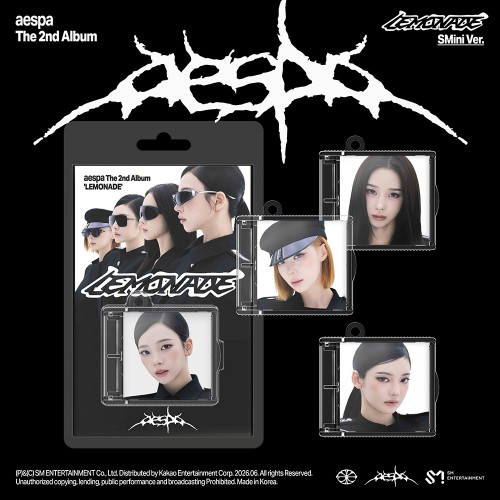 [세트/앨범4종] 에스파 (aespa) - 정규2집 [LEMONADE] (SMini Ver.스마트앨범)