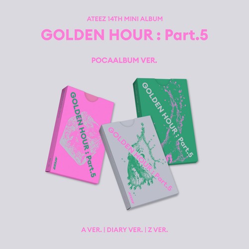 [세트/앨범3종] 에이티즈 (ATEEZ) - GOLDEN HOUR : Part.5 (POCAALBUM)