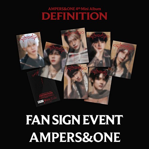 [7/2 대면 팬사인회] 앰퍼샌드원 (AMPERS&ONE) - 미니 4집 [DEFINITION] WE Ver.(CD)