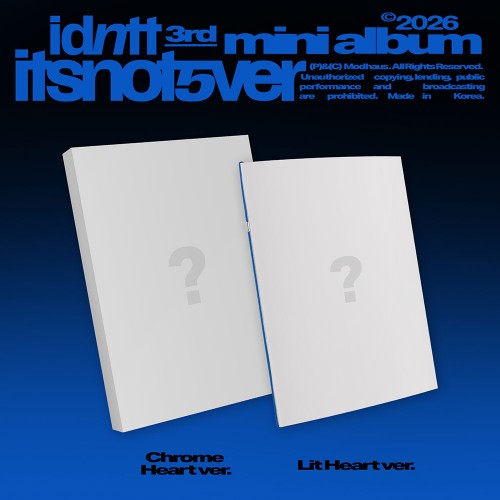 [애플특전][세트/앨범2종] idntt (아이덴티티) - [itsnotover] (CD)