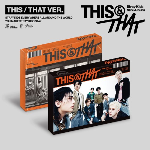 [애플특전][세트/앨범2종] 스트레이 키즈 (Stray Kids) - THIS & THAT (THIS VER., THAT VER.)