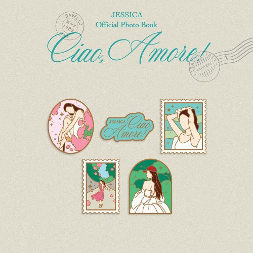 제시카 (JESSICA) - OFFICIAL PHOTO BOOK [Ciao, Amore!] MD / 메탈 뱃지 (METAL BADGE)