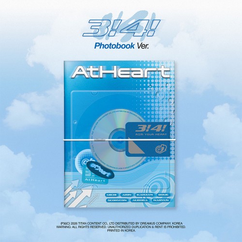 [9/5 대면 팬사인회] AtHeart - 싱글앨범 3!4! (Photobook Ver.)