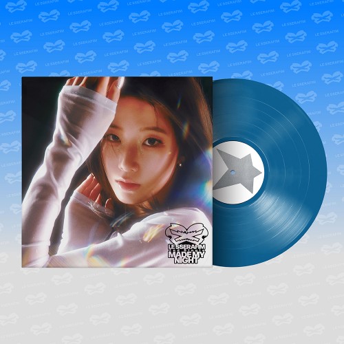 르세라핌 (LE SSERAFIM) - 2nd Single Album 'Made My Night' Vinyl (SKY BLUE ver.)