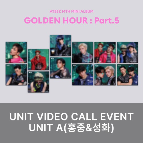 [유닛A][9/30 영상통화] 에이티즈 (ATEEZ) - GOLDEN HOUR : Part.5 (DIGIPACK VER. / DIGIPACK UNIT VER.)