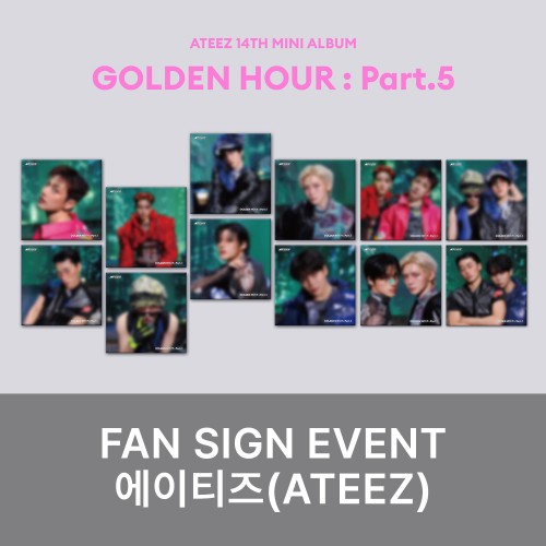 [9/30 대면 팬사인회] 에이티즈 (ATEEZ) - GOLDEN HOUR : Part.5 (DIGIPACK VER. / DIGIPACK UNIT VER.)
