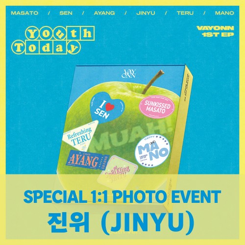 [진위][10/10 스페셜 포토 이벤트] VAYONN (베이온) - 1ST EP 'Youth Today' (Youth Ver.)