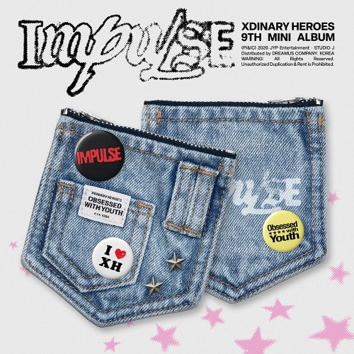 [애플특전] 엑스디너리 히어로즈 (Xdinary-Heroes) - 미니 9집 IMPULSE (DENIM POUCH Ver.)