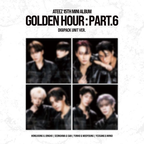 [애플특전][세트/앨범4종] 에이티즈 (ATEEZ) - GOLDEN HOUR : Part.6 (DIGIPACK UNIT VER.)