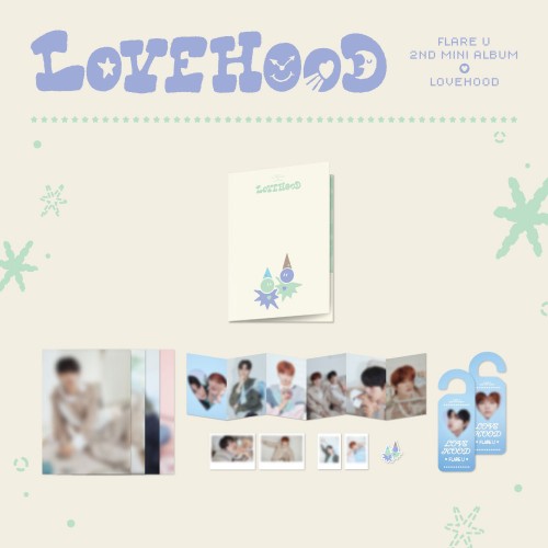 FLARE U (플레어 유) - 미니 2집 [LOVEHOOD] OFFICIAL MD / 포토 세트 (PHOTO SET)
