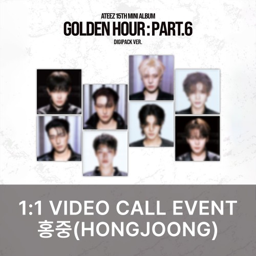 [홍중][11/13 영상통화] 에이티즈 (ATEEZ) - GOLDEN HOUR : Part.6 (DIGIPACK VER.)